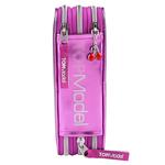 Top Model – Estuche Triple Rosa-2