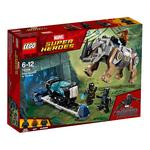 Lego Súper Héroes – Duelo Contra Rhino Junto A La Mina – 76099