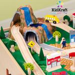 Juego De Tren De Montaña Con Cascada Y Mesa Kidkraft-3