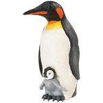 Figura Pingüino Emperador Y Bebé Safari