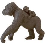 Figura Gorila Hembra Con Su Bebé Safari