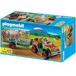 Vehiculo De Guarda Bosques Con Rinoceronte Playmobil-2