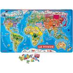 Puzzle Magnetico Del Mundo Version Frances Janod