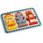 Puzzle Encaje Chunky Robots Janod