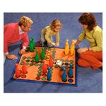 Quality Toys Alfombra De Juego Parchís Con 16 Caballos Y Un Dado Wader-1