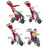 Smart Trike Recliner Red Triciclo 4 En 1-2