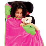 Almohada Y Manta Snoozihedz Rosa Trunki