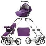 Conjunto De Sillita De Paseo Duo 4 Rider Burdeos Mutsy