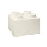 Lego Almacenamiento Ladrillo 4 Blanco