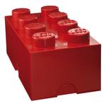 Lego Almacenamiento Ladrillo 8 Rojo