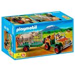 Vehículo De Guardabosques Con Rinoceronte Playmobil