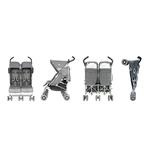 Sillita De Paseo Twin Techno Charcoal Gris Maclaren-1