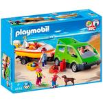 Coche Familiar Con Lancha Playmobil-1