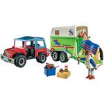 Jeep Con Remolque Para Caballos Playmobil