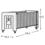 Cuna Bunny Plus De 120×60 Color Blanco Micuna-1