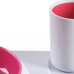 Set Para Comer Atablo Fucsia Color Rosa Hoppop-4