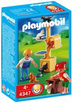 Playmobil Árbol Con Gatos