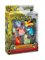 Pokémon 7 Figuras Con Diorama-1