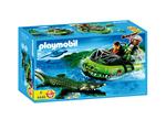 Playmobil Hovercraft Con Cocodrilo-1