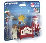 Playmobil Pequeño Ángel Y Papá Noel Con Órgano