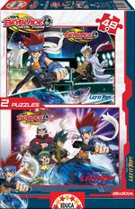 Puzzle Beyblade 2×48 Piezas