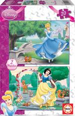 Puzzle Cenicienta Y Blancanives 2×20 Piezas