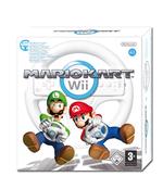 Wii Juego  Mario Kart + Volante