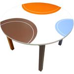 Mesa Redonda Coloreada