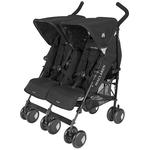 Sillita De Paseo Gemelar Twin Techno Color Negro Maclaren