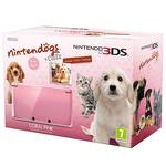 Consola Nintendo 3ds Rosa + Nintendogs + Cats