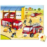 Puzzle De Bomberos Janod