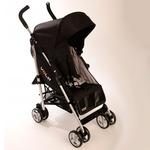 Sillita De Paseo Rever Black Con Chasis Silver