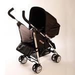 Sillita De Paseo Rever Black Con Chasis Silver-1