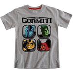 Camiseta Manga Corta Gormiti Gris 8 Años