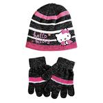 Set Guantes Y Gorro Hello Kitty Negro – Talla 52