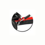 Kart Roues Gonflables Negro Rojo-1