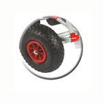 Kart Roues Gonflables Negro Rojo-2