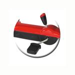Kart Roues Gonflables Negro Rojo-3