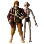 El Hobbit – Figuras Bilbo Y Gollum 9cm