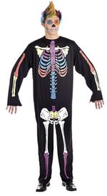 Disfraz Adulto Skeleto Colorín Hombre