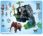Playmobil Cueva Prehistórica Con Mamuts-1