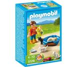 Playmobil Familia De Gatos Con Niña