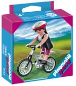 Playmobil Mujer Con Bicicleta De Montaña