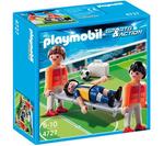 Playmobil Camilleros Y Jugador Lesionado