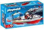 Playmobil Bote De Bomberos Con Remolque