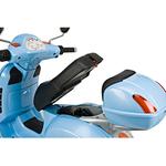 Vespa With Motor Blue-2