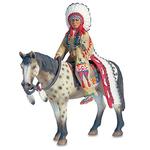 Jefe Sioux Con Caballo/sioux Chief On Horse