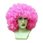 Peluca Afro Fucsia