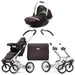 Conjunto De Sillita De Paseo Duo 4 Rider Chocolate