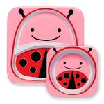 Vajilla Para Niños Mariquita Zooset Ladybug